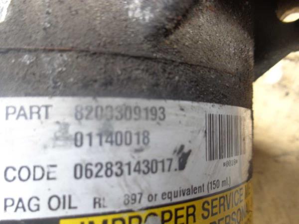 COMPRESSEUR DE CLIMATISATION RENAULT - Vue 3